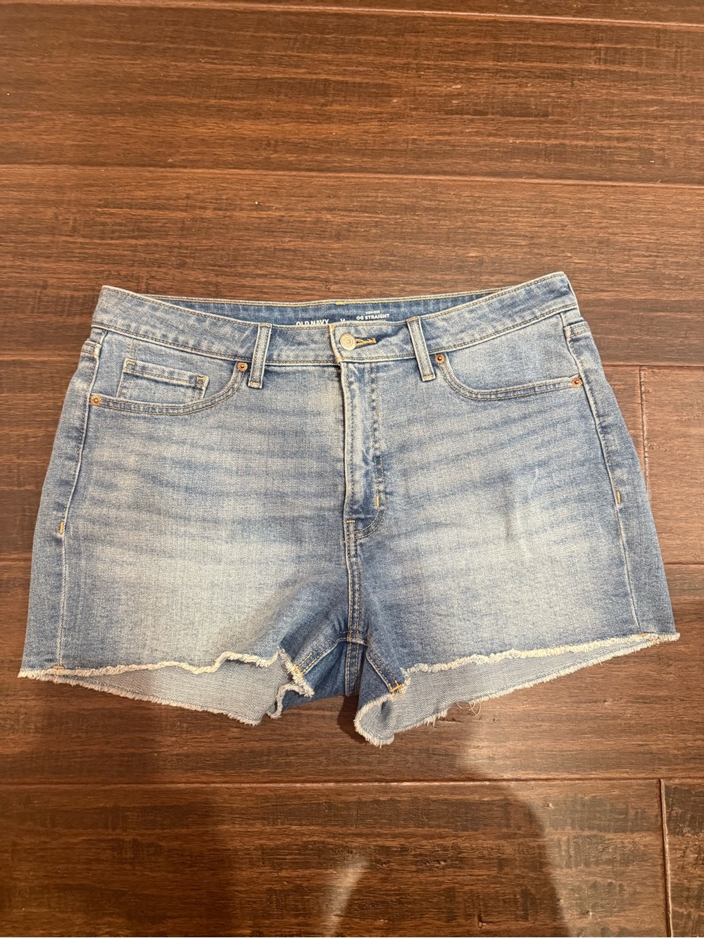 Old Navy Medium Wash Denim Cutoff Shorts